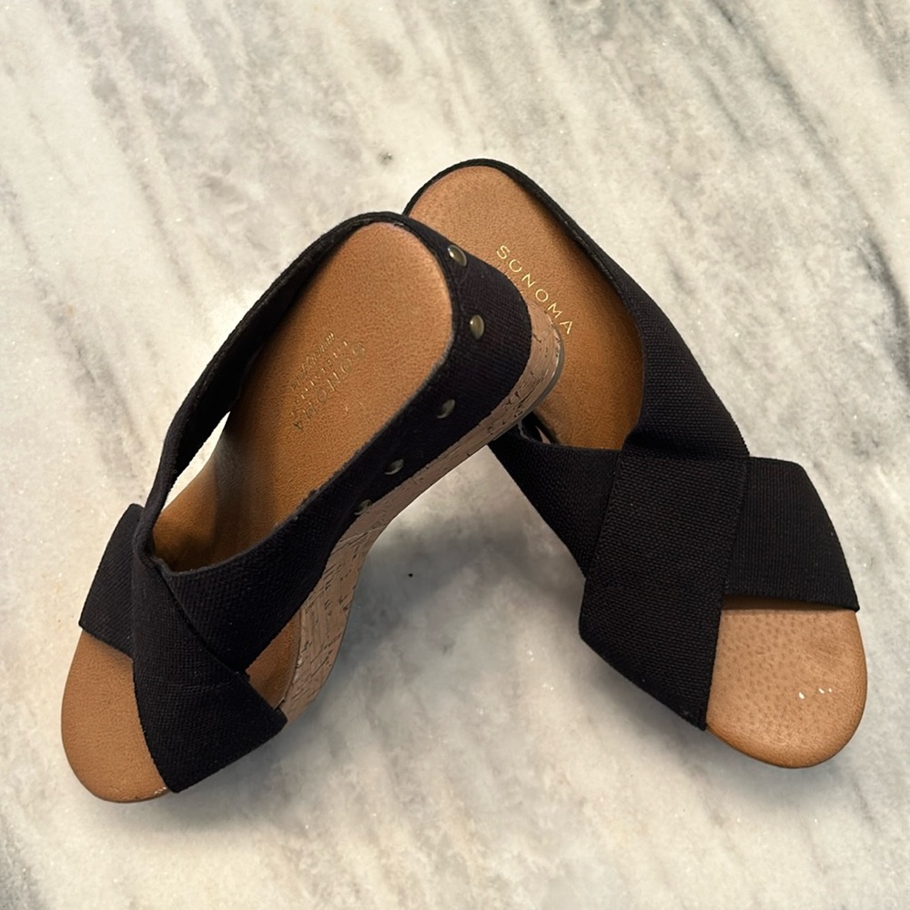 Sonoma black wedge